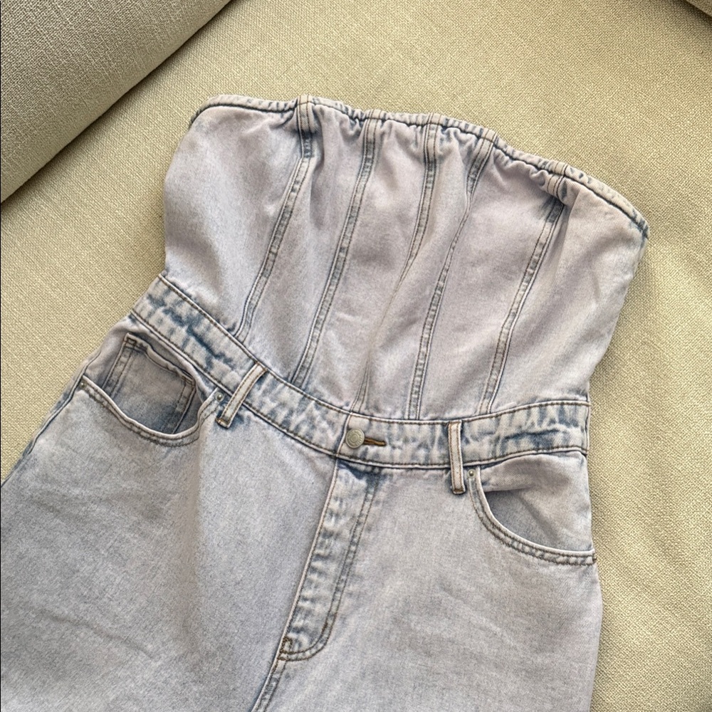 Wild Fable Light Denim Blue Jumpsuit